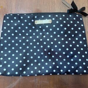 Black and White Polka Dot Clutch